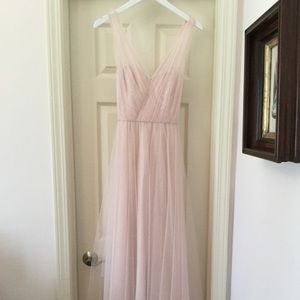 THEIA Arya (910175) blush bridesmaid dress size 4